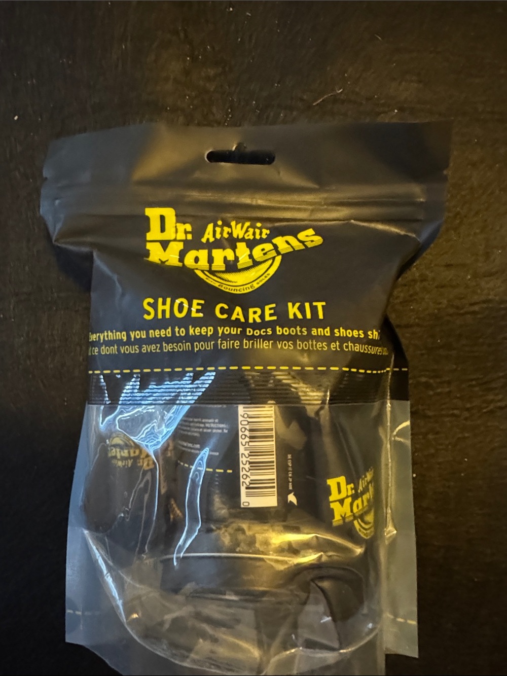 Shoe care kit packaging